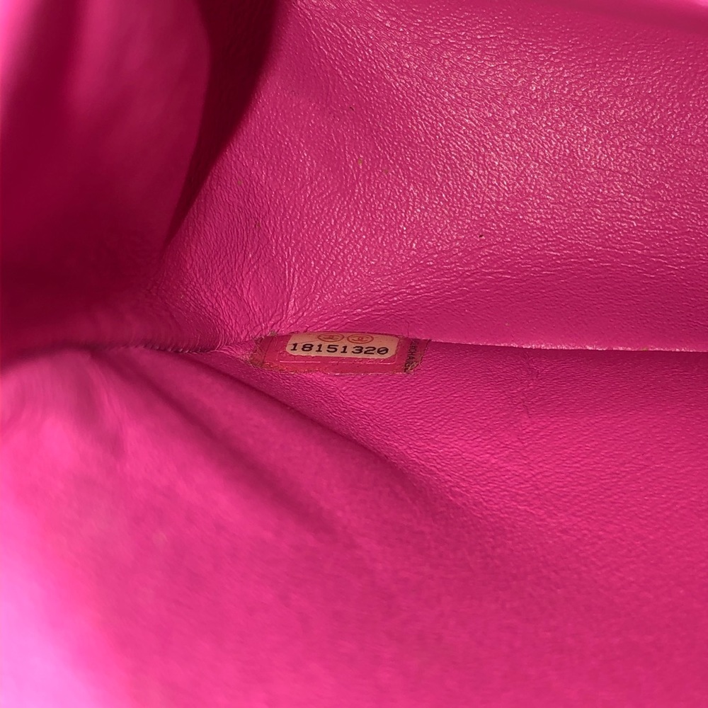 Chanel Double Flap Hot Pink Matte Caviar Leather - Picture 8 of 8